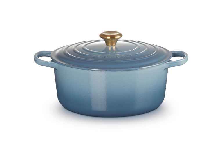 Le Creuset grýta stoypijarn 6,7L/28cm chambray