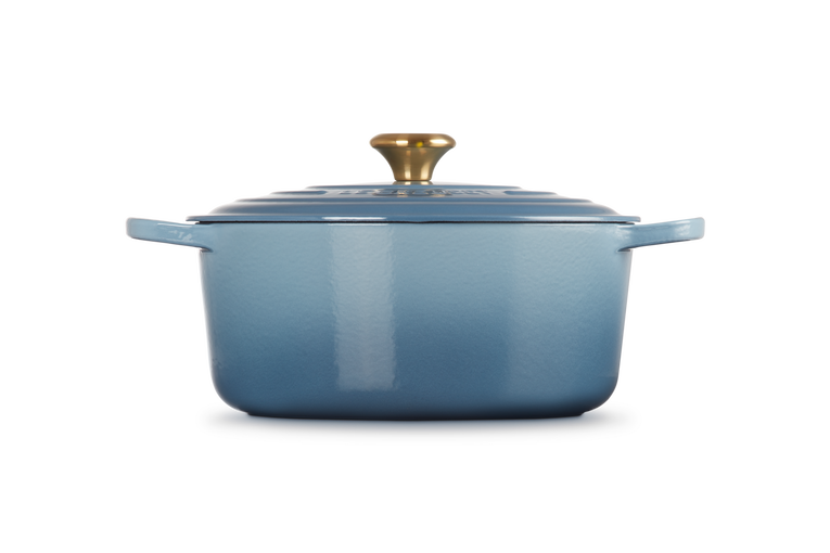 Le Creuset grýta stoypijarn 6,7L/28cm chambray