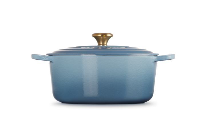 Le Creuset grýta stoypijarn 6,7L/28cm chambray