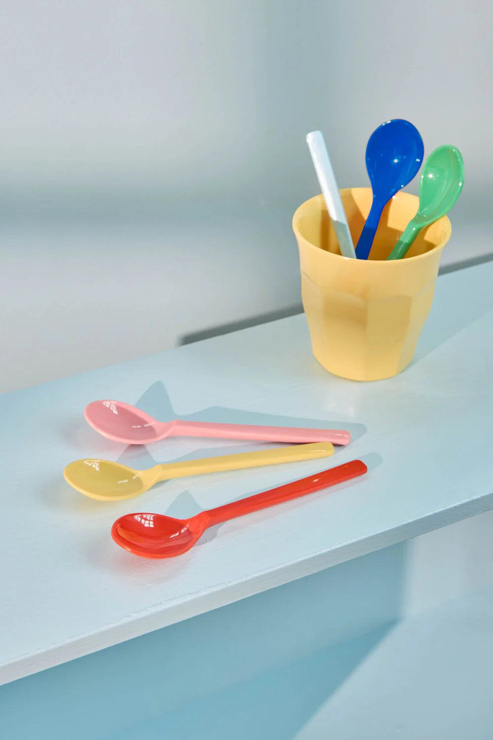 Rice Melamine Tea Spoon 6stk