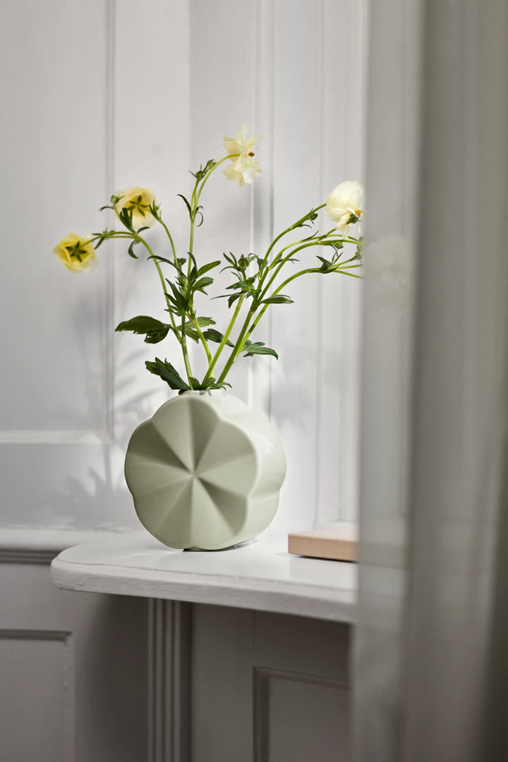 Lyngby Porcelæn Snerle vasi H14 cm