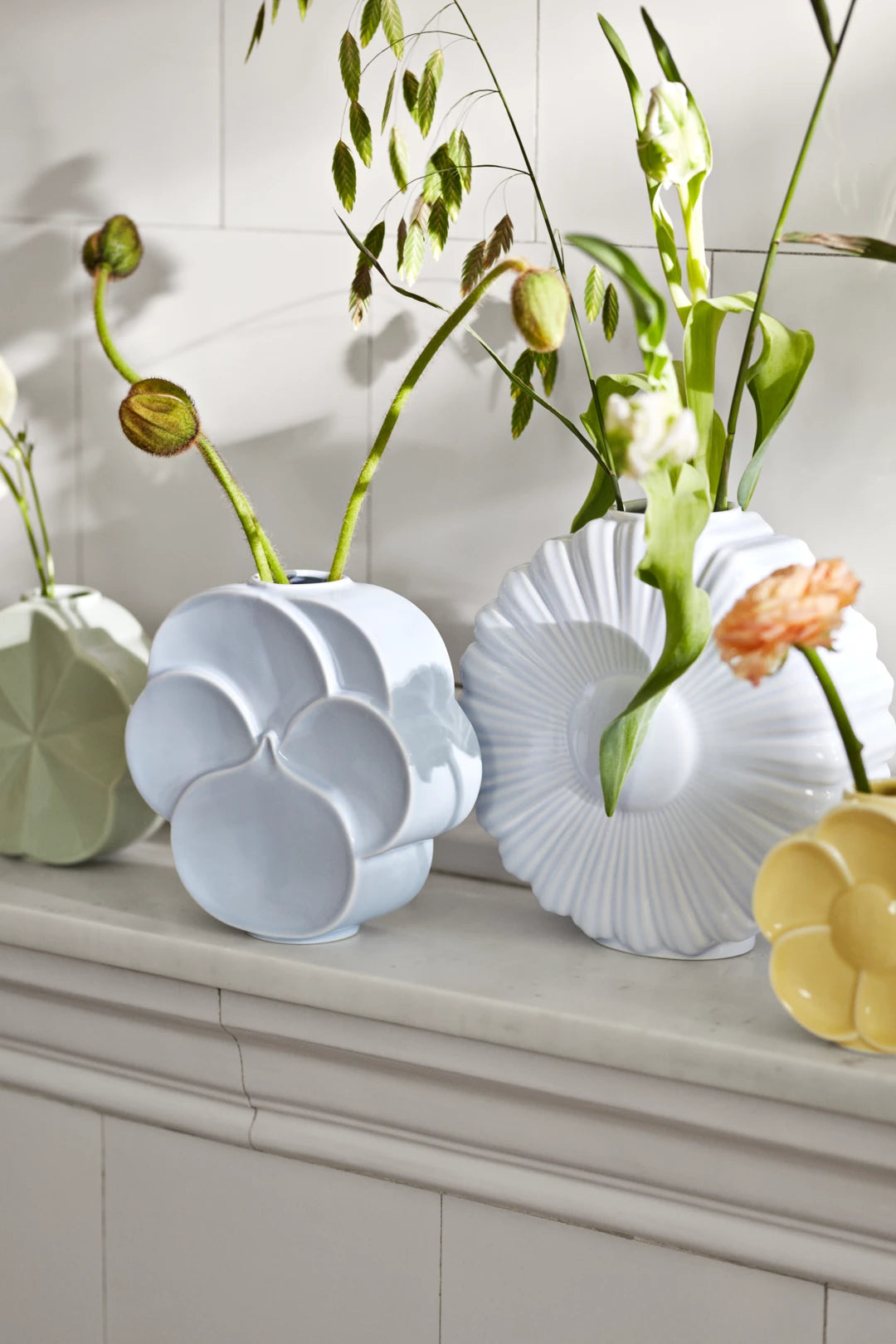 Lyngby Porcelæn Daisy vasi 21cm