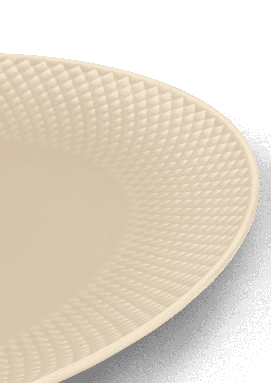 Lyngby Rhombe Earth fat 35x26,5cm marble