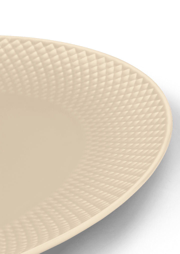 Lyngby Rhombe Earth fat 35x26,5cm marble