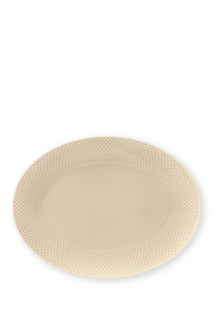 Lyngby Rhombe Earth fat 35x26,5cm marble