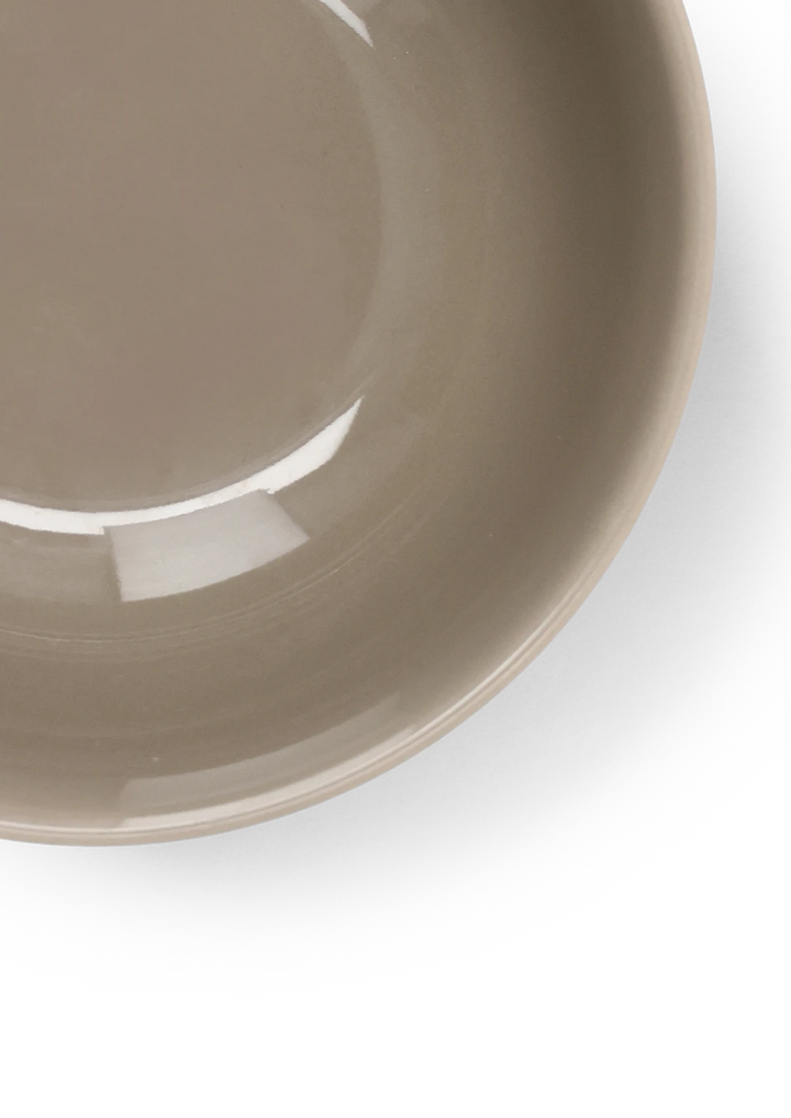 Lyngby Porcelæn Rhombe skál 13cm clay