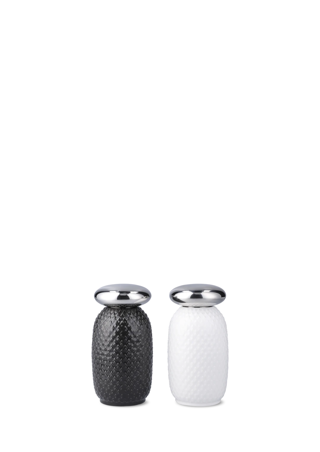 Lyngby Porcelæn salt og pipar kvørn sett svart/hvítt