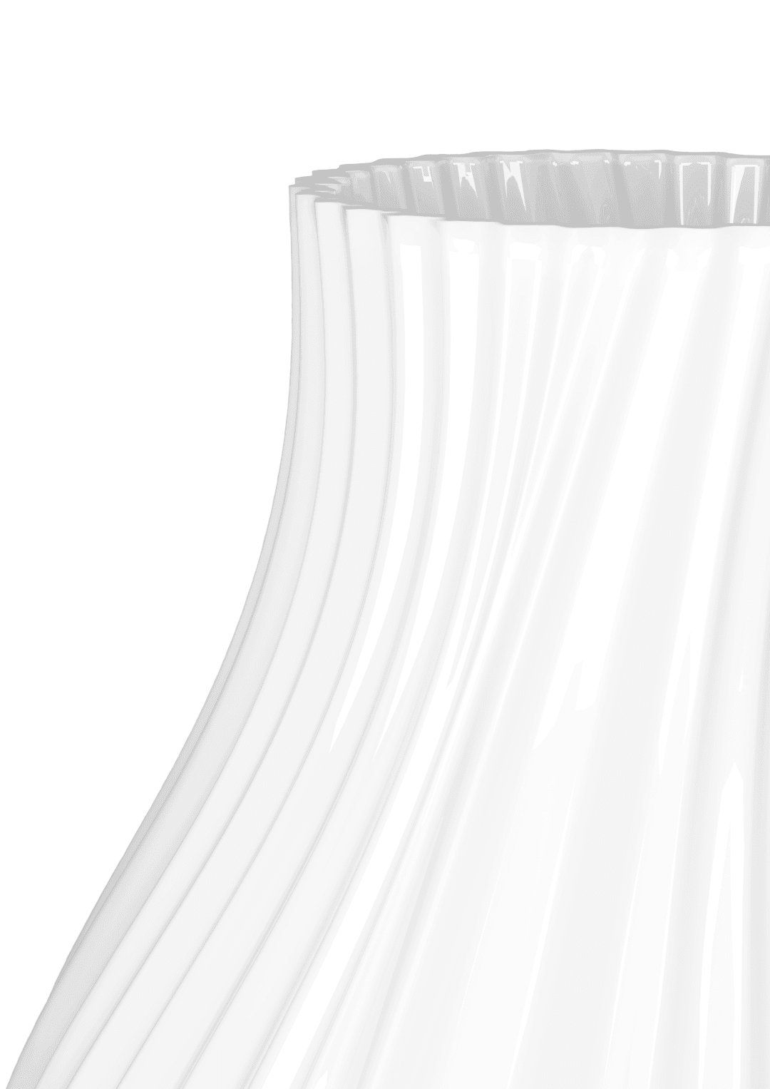 Lyngby Porcelæn twist vasi 18cm