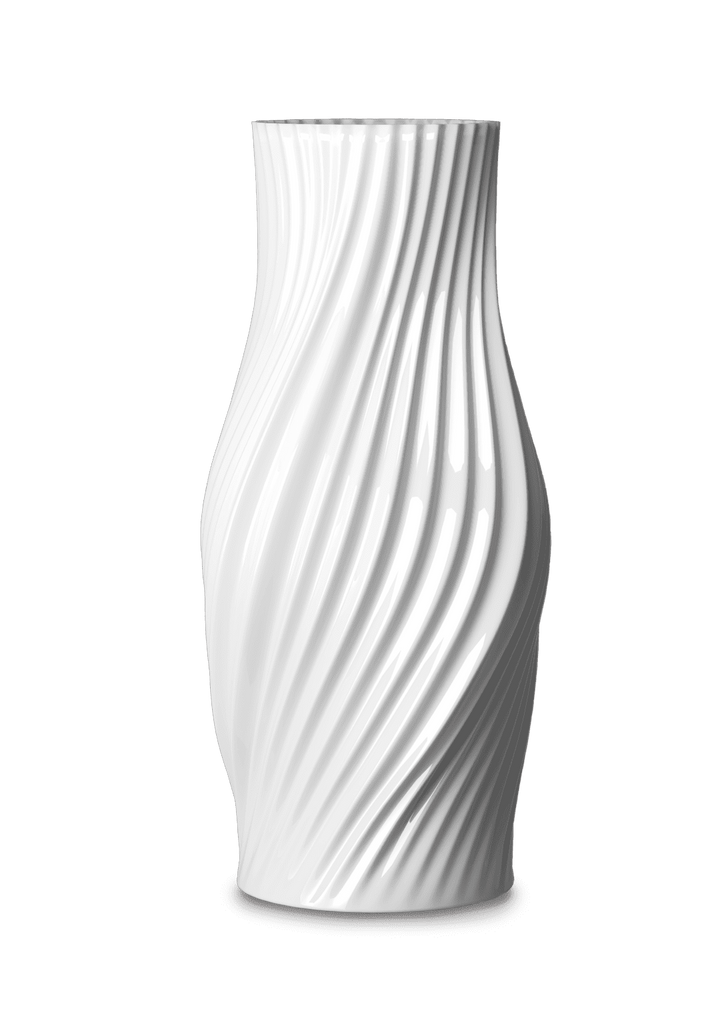 Lyngby Porcelæn twist vasi 31cm