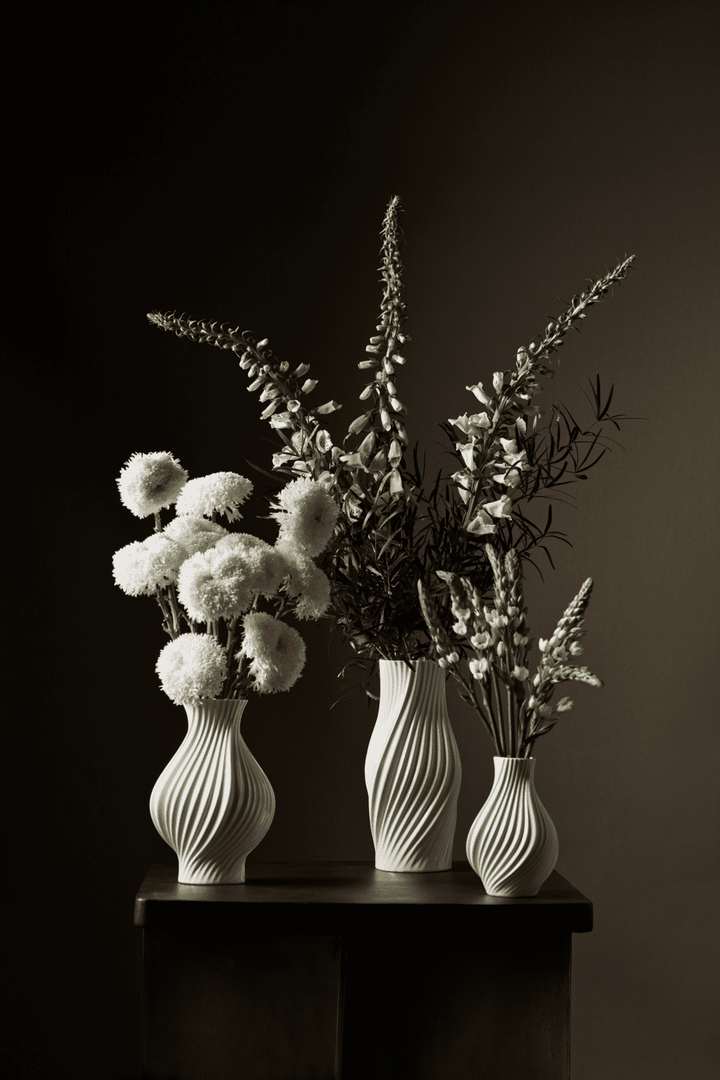 Lyngby Porcelæn twist vasi 31cm