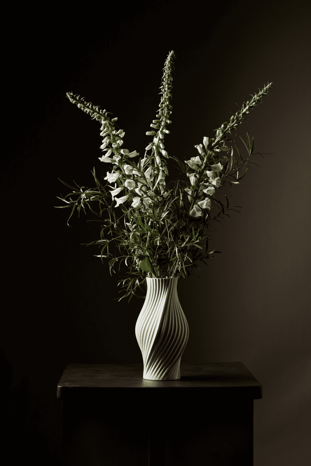 Lyngby Porcelæn twist vasi 31cm