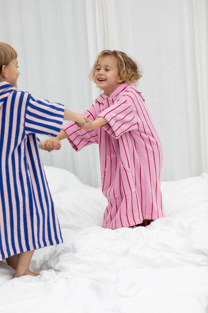 BONGUSTA Naram Poncho, baby pink & ski patrol