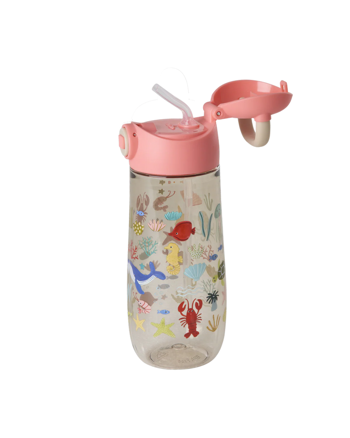 Rice drekkidunkur fiskar v/súgvurør pink