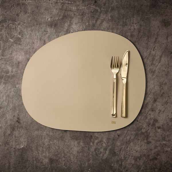 Raw dekkserviettur beige