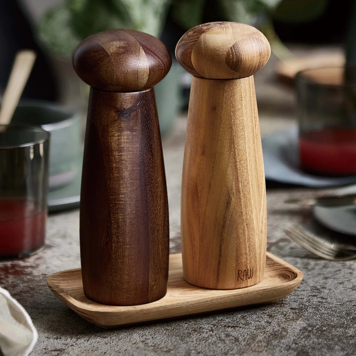 Raw teak bakki 17x10 cm