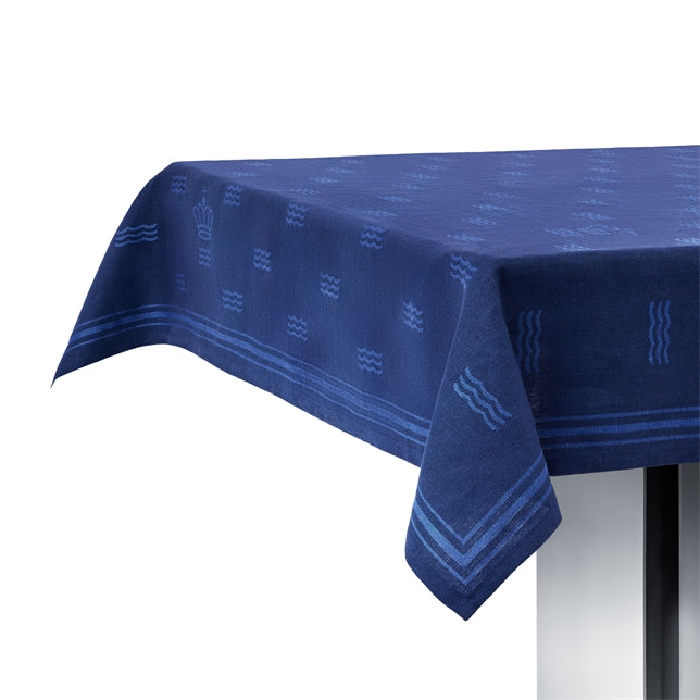 Royal Copenhagen wawes dúkur bláur 270x145