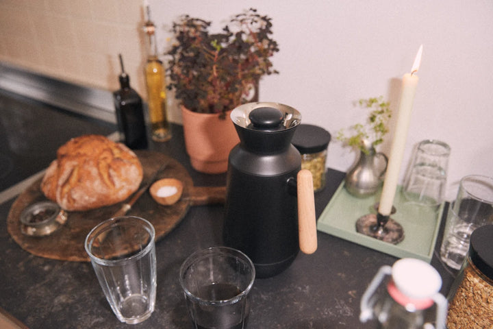 Rosendahl stay termokanna høg svørt 1 ltr.