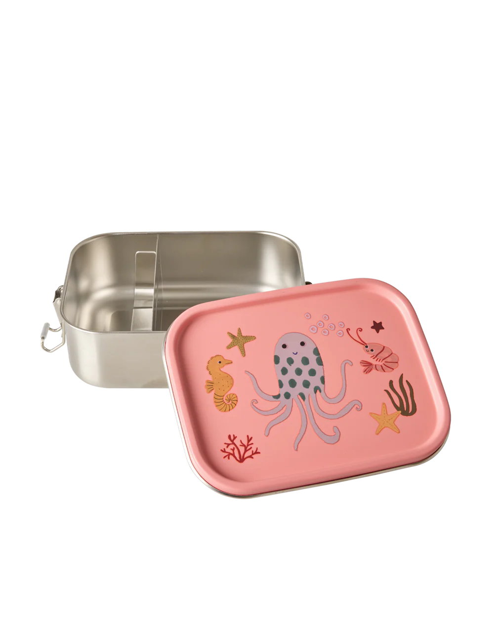 Rice mateskja fiskar pink stál
