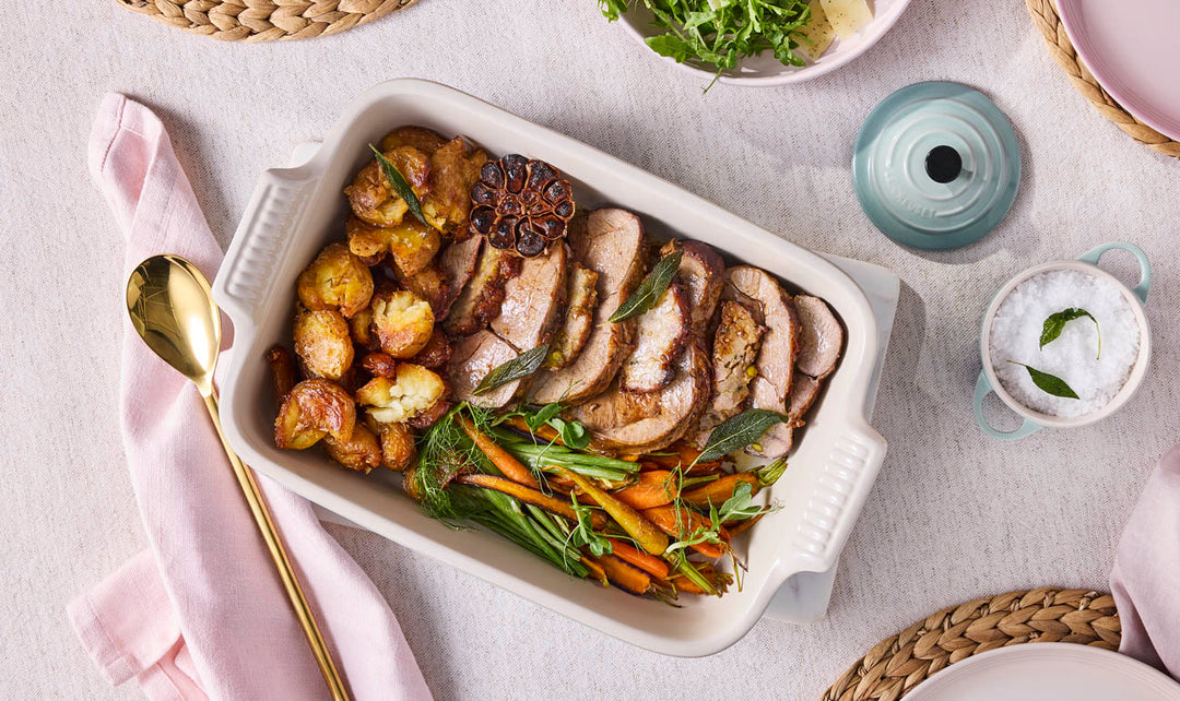 Le Creuset heritage fat 26x19cm Sea Salt
