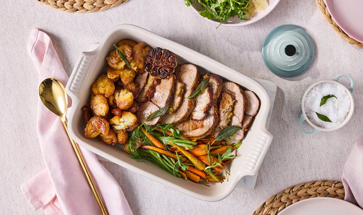 Le Creuset heritage fat 26x19cm Sea Salt