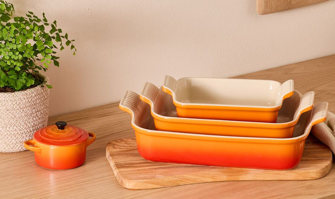 Le Creuset heritage fat 26x19cm Volcanic