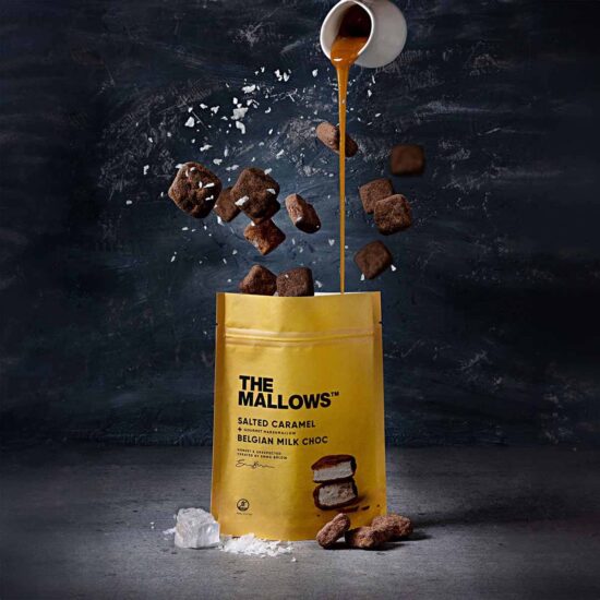 Mallows salted caramel milk choc
