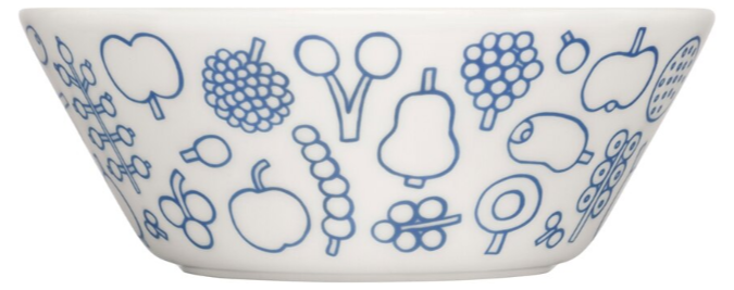 Iittala skál 15 cm Frutta bláa
