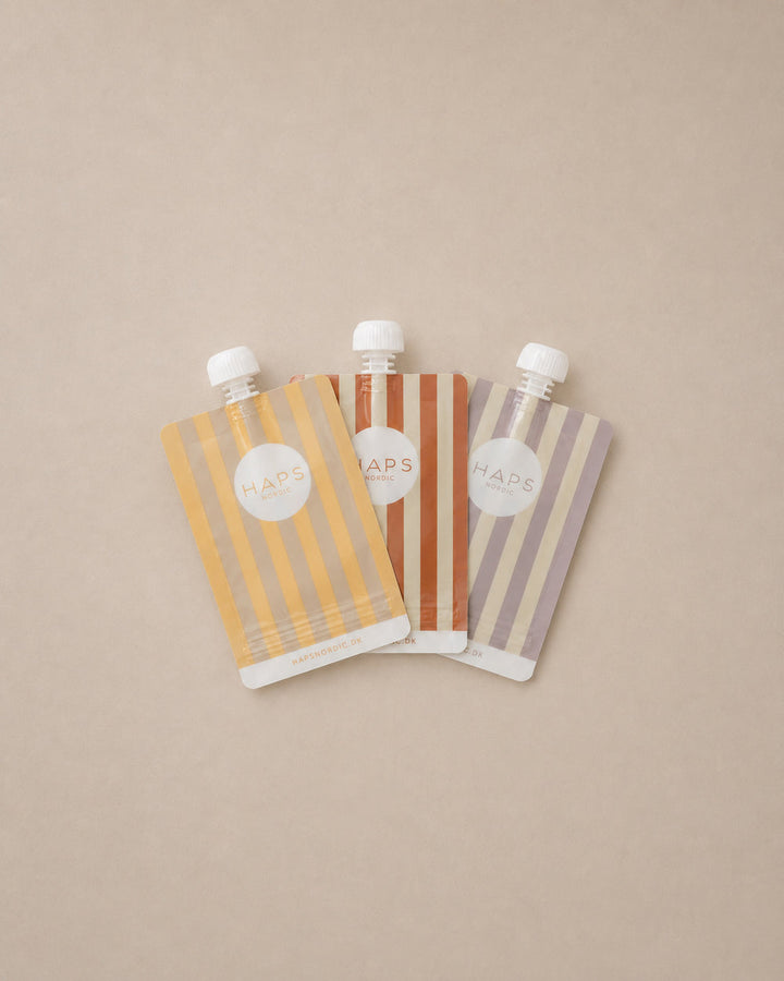 Haps smoothie posar 3 stk marine stripe warm