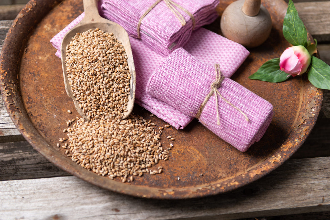 Solwang lappar 3 stk Rosa meleret