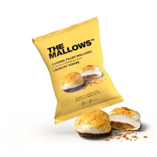 Mallows caramel filled crunchy toffee 5stk