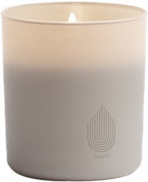 Uyuni glass candle 9,2x10,2 sandstone