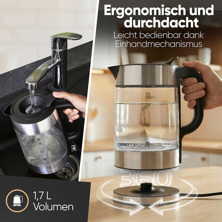 ProfiCook Ketil, glas 1,7ltr
