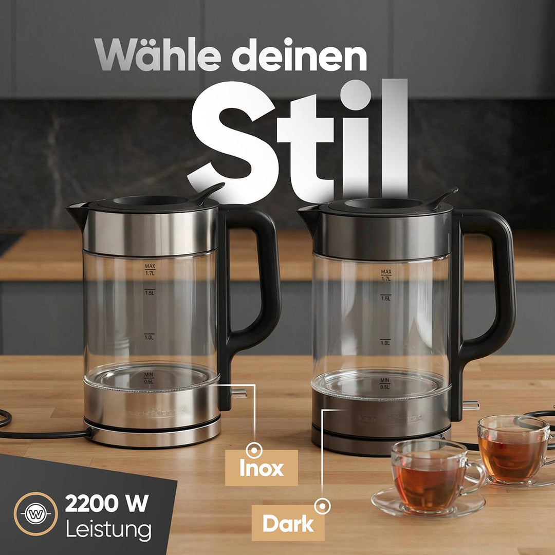 ProfiCook Ketil, glas 1,7ltr