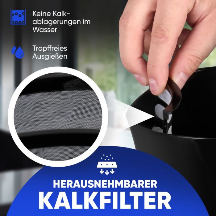 Bomann Ketil svartur 1,7ltr