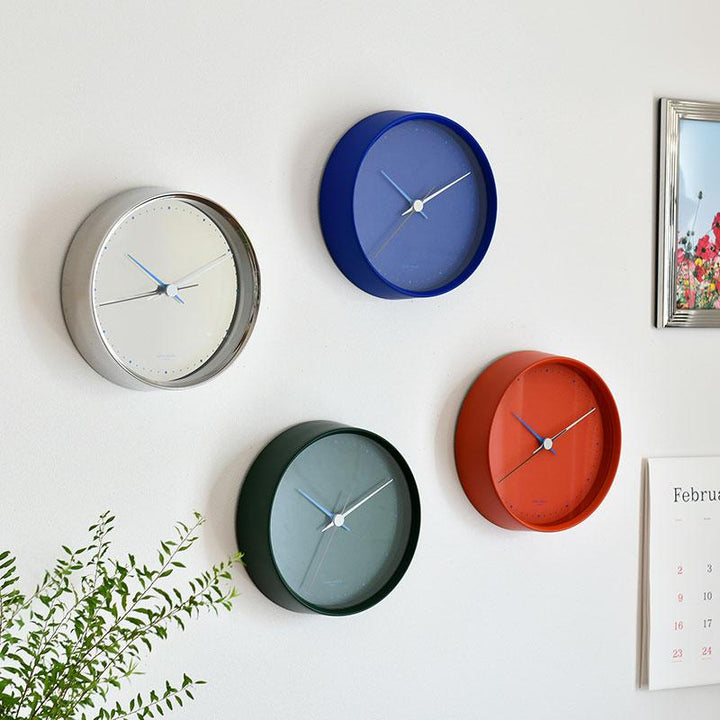Georg Jensen Henninh Koppel Klokka blá matt 10 cm