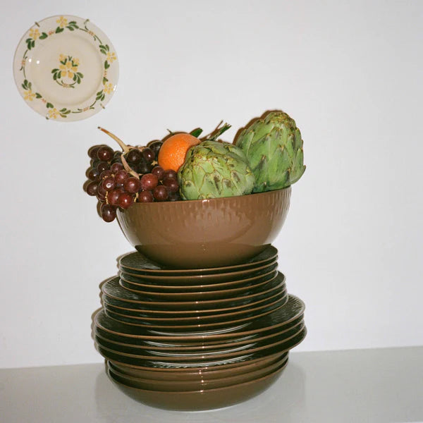 Aida confetti skál 23 cm Chokolate