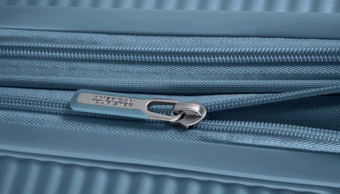 American Tourister Soundbox kuffert 55cm stone blue
