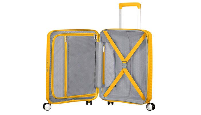 Samsonite Soundbox kuffert 55cm golden yellow
