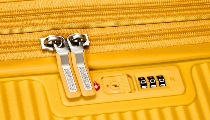 Samsonite Soundbox kuffert 55cm golden yellow