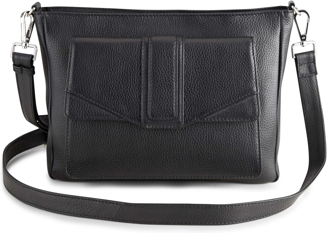 Markberg Bridget Crossbody Bag Black Grain