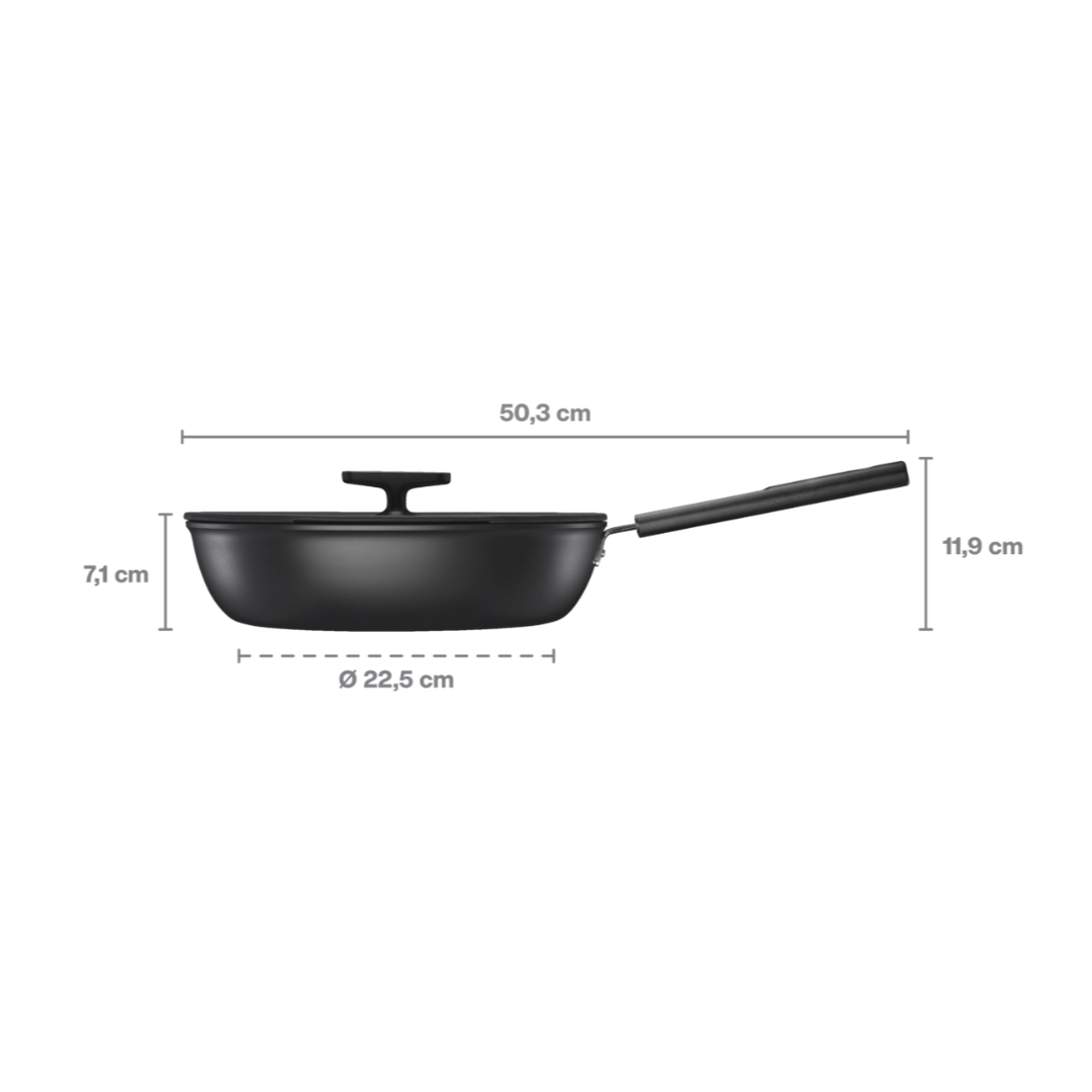 Fiskars Hard Face Non-stick sautépanna 28cm