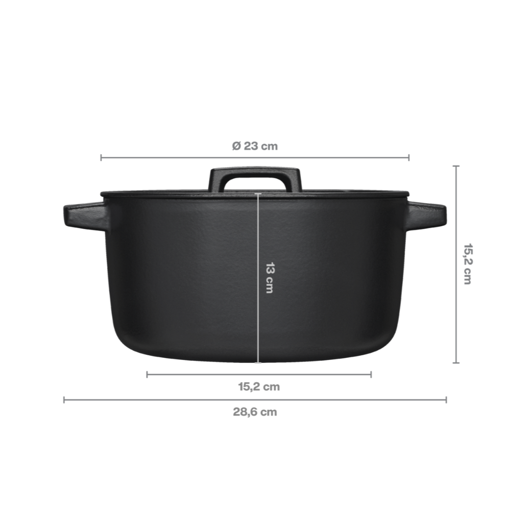 Fiskars Folken stoypijarnsgrýta 4 ltr.
