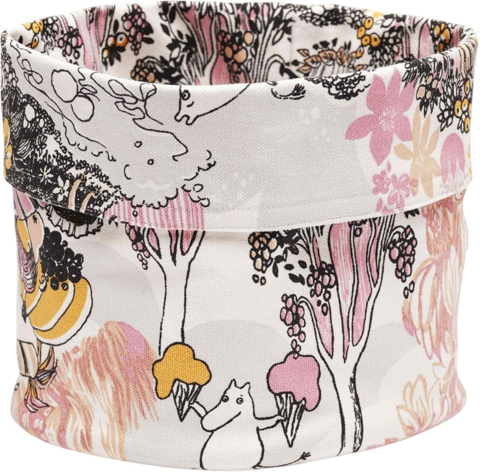 Mumi toy kurv pink 20cm