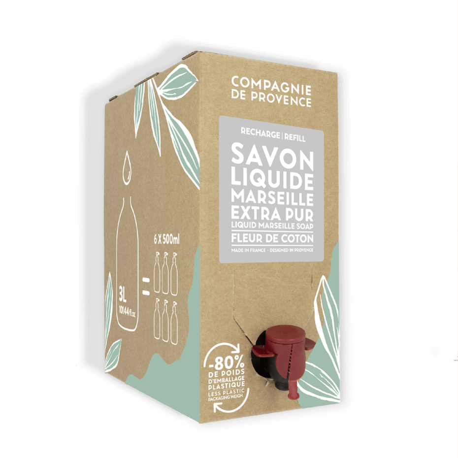 Savon refill 3 L Cotton Flower
