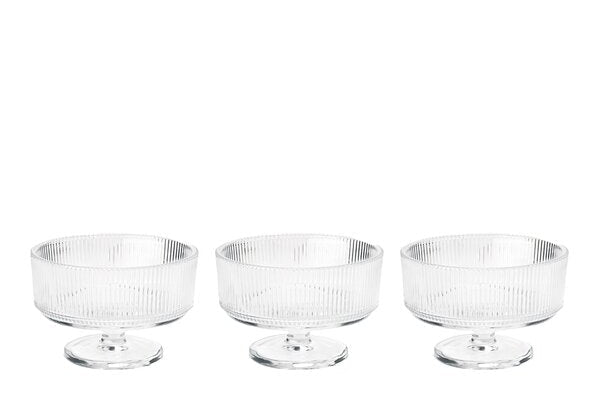 Stelton pilastro skál á fóti 3 stk