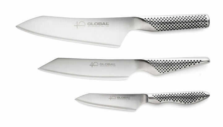Global knívasett 3 stk 40 ár jubileums