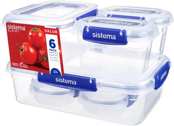 Sistema Klip It plast íløt 6stk