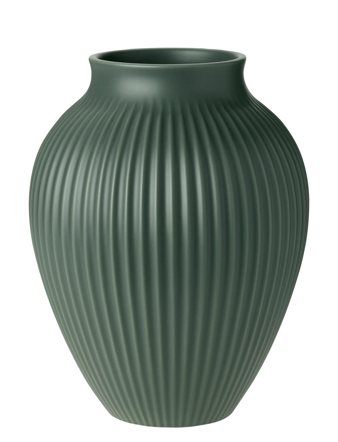 Knabstrup vasi 27cm matt green
