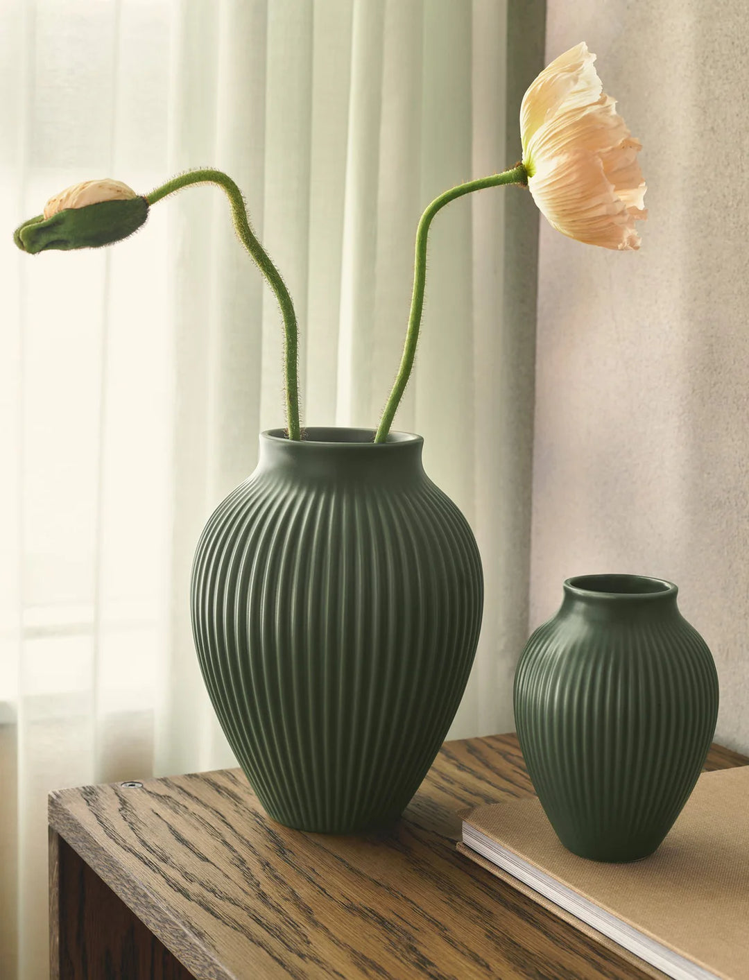 Knabstrup vasi mat celadon green 20cm