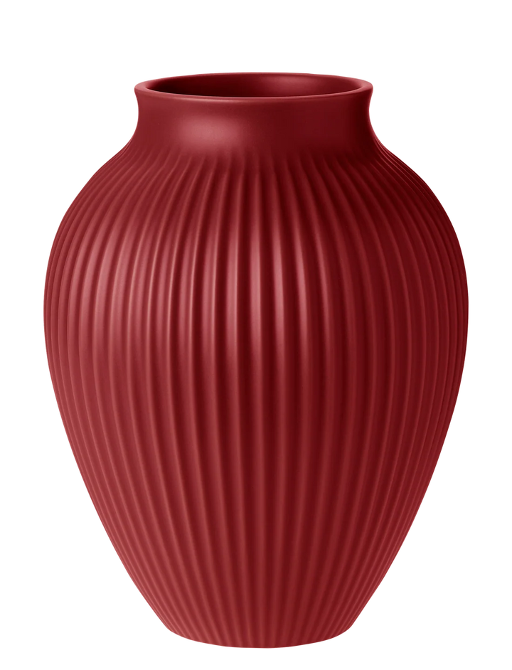 Knabstrup vasi cherry red 25cm